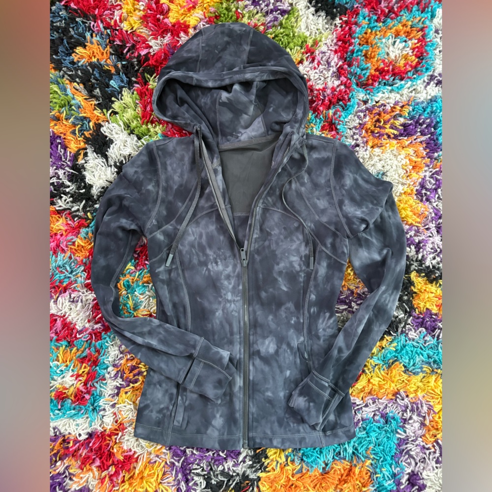 lululemon athletica Black Tie-Dye Jacket